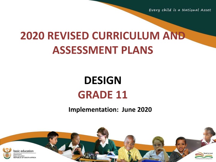 2020 revised curriculum and assessment plans n.w