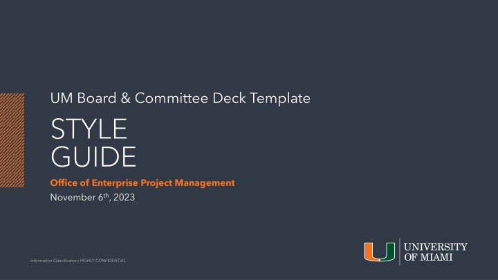 um board committee deck template n.w
