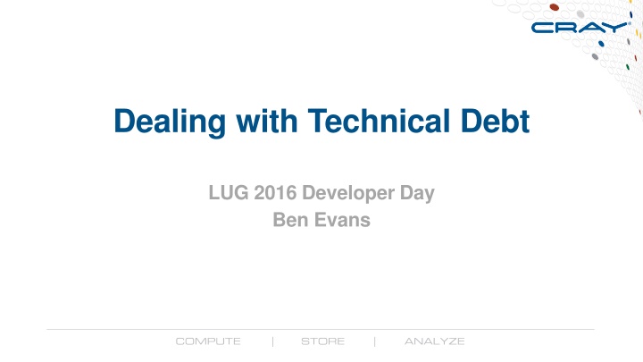 dealing with technical debt n.w