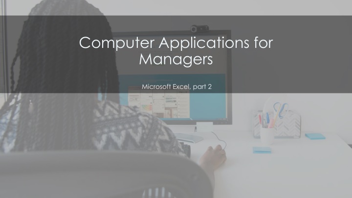 computer applications for managers n.w
