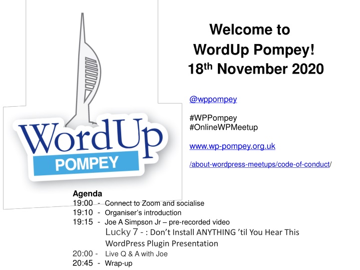welcome to wordup pompey 18 th november 2020 n.w
