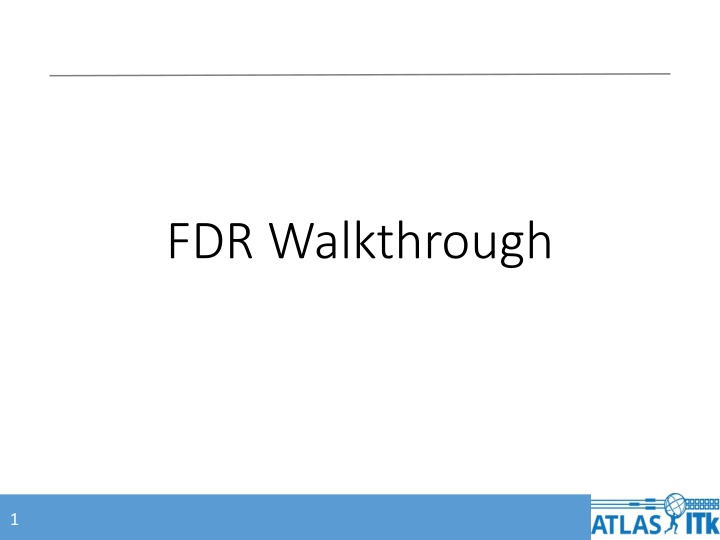 fdr walkthrough n.w
