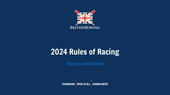 2024 rules of racing n.w
