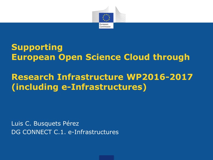 supporting european open science cloud through n.w