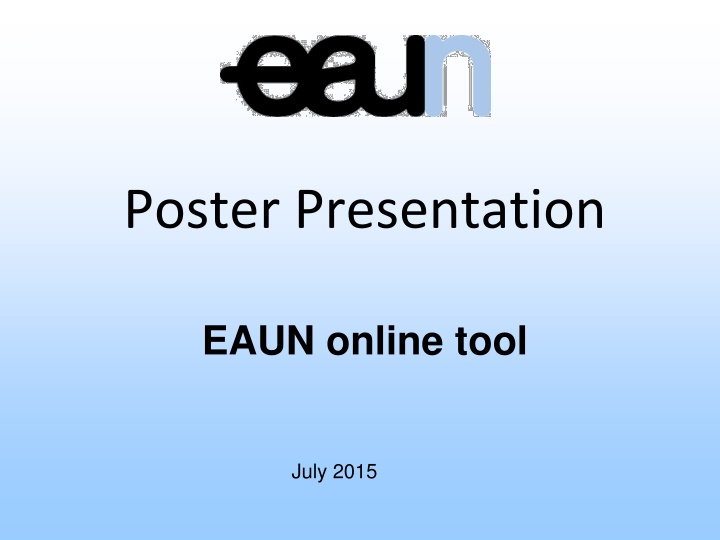 poster presentation n.w