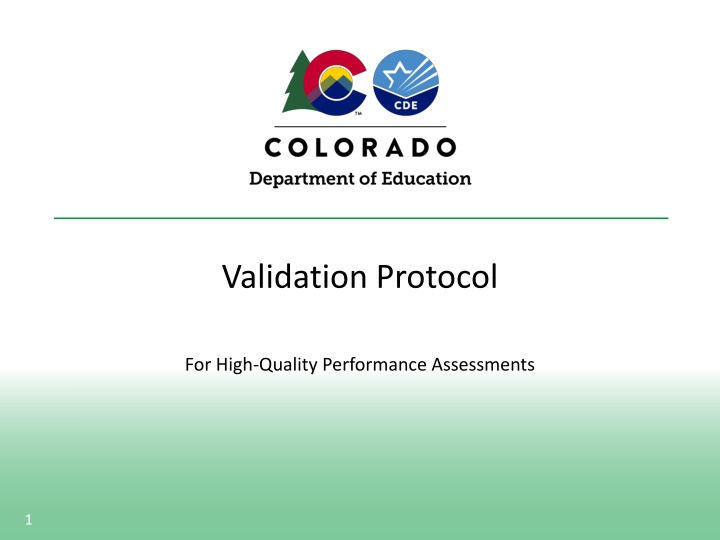 validation protocol n.w