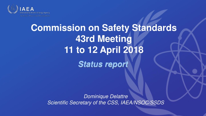 commission on safety standards 43rd meeting n.w
