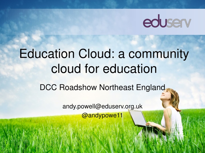 education cloud a community cloud for education n.w