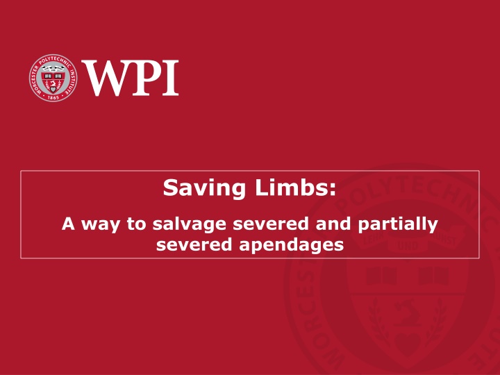 saving limbs n.w