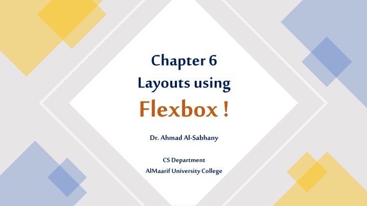 chapter 6 layouts using flexbox n.w