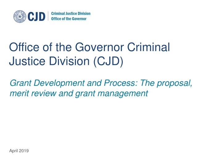 office of the governor criminal justice division n.w