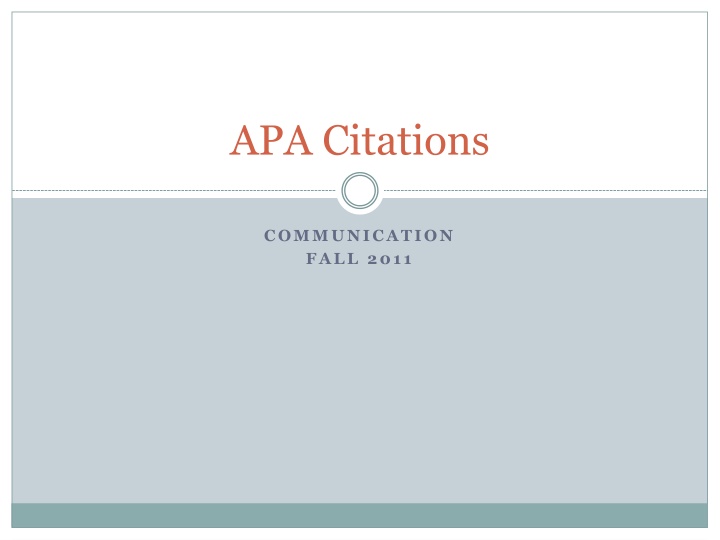 APA Citations Overview: Scholarly Articles, News, Government Reports, Books, Websites, and More
