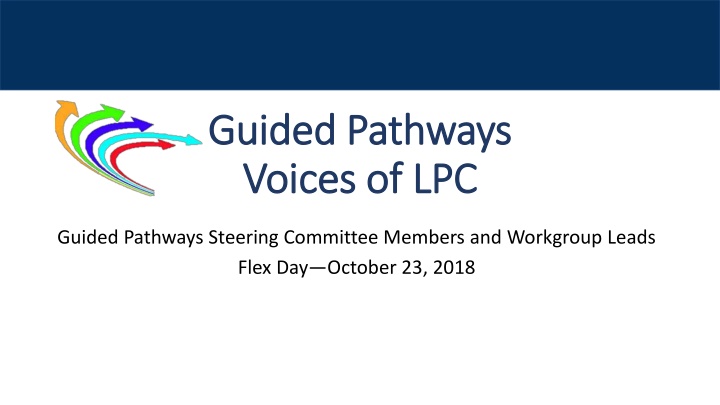 guided pathways guided pathways voices n.w