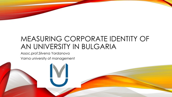 measuring corporate identity of an university n.w