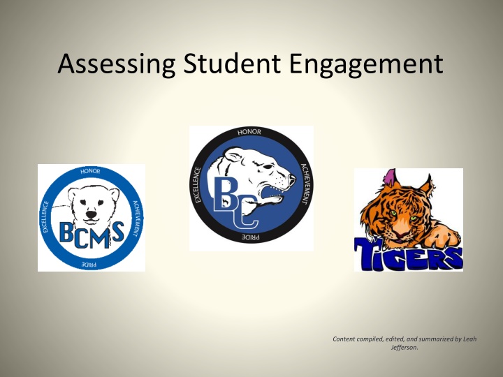 assessing student engagement n.w