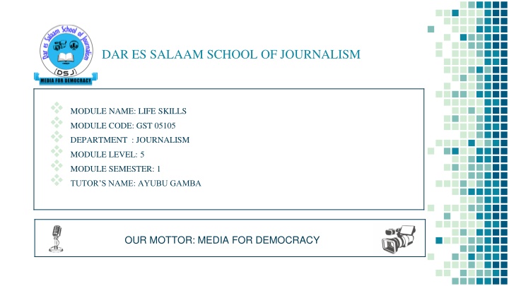dar es salaam school of journalism n.w