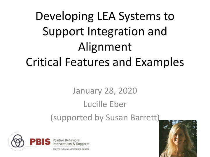 developing lea systems to support integration n.w
