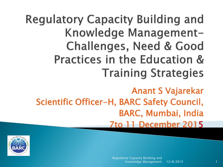Regulatory Capacity Building for Safety Management Organizations