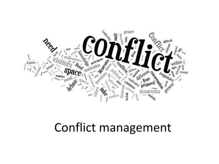 conflict management n.w