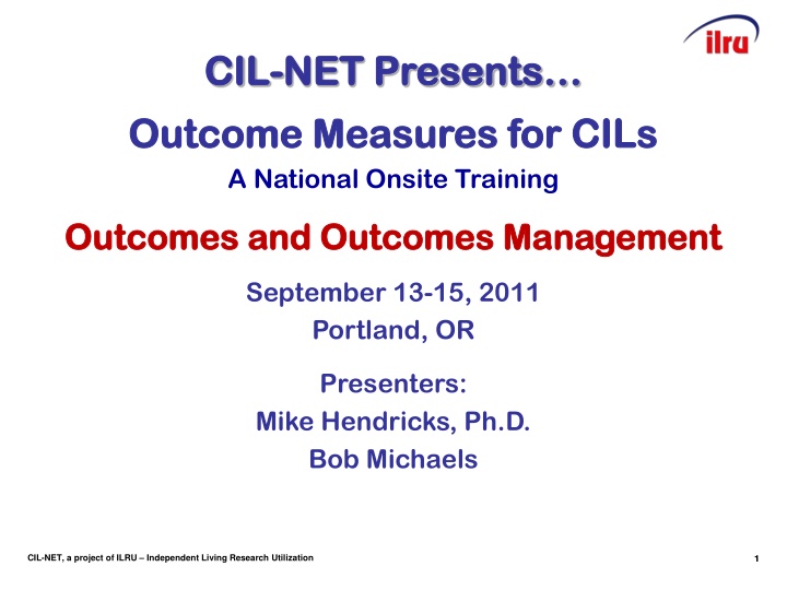 cil cil net presents net presents outcome n.w