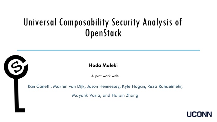 universal composability security analysis n.w