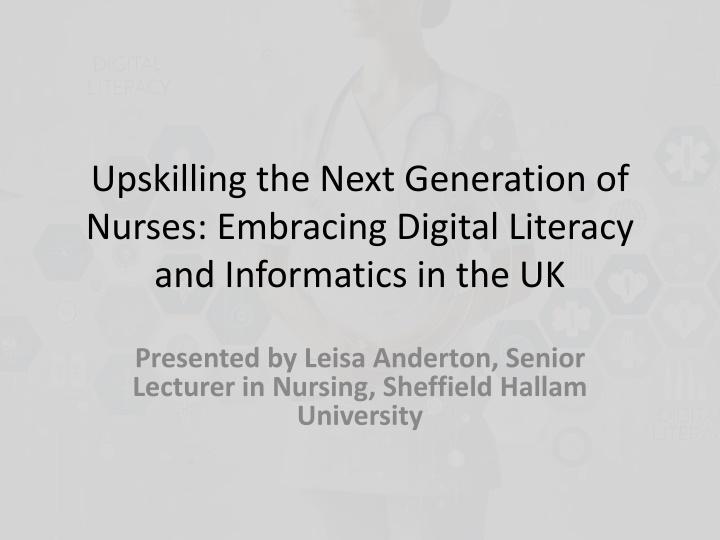 upskilling the next generation of nurses n.w