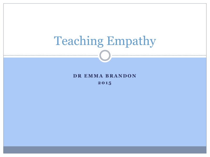 The Importance of Empathy in Promoting Positive Behavior