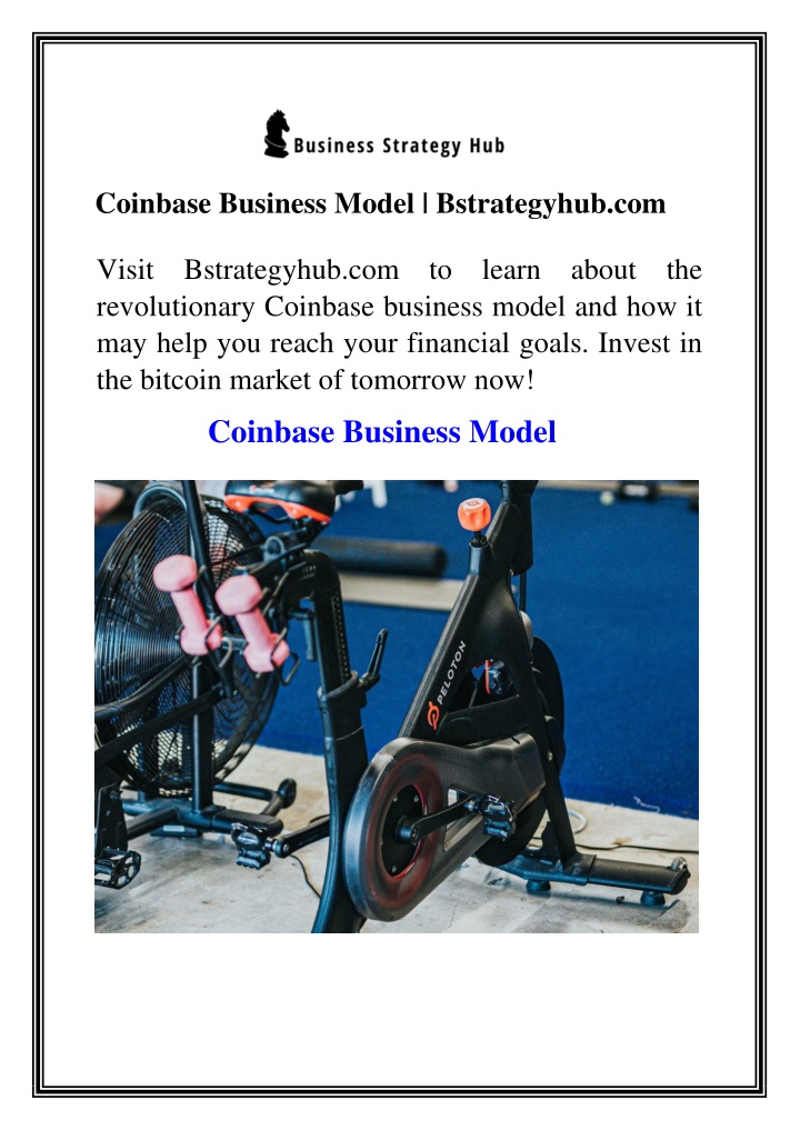 coinbase business model bstrategyhub com visit n.w