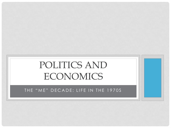 politics and economics n.w