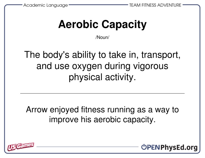 aerobic capacity n.w