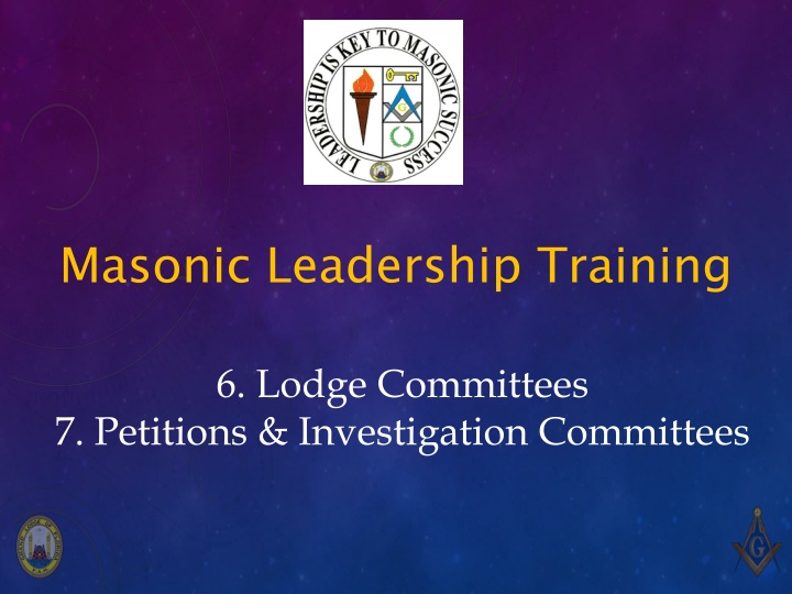 masonic leadership training n.w