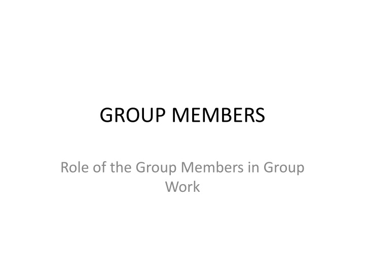 group members n.w