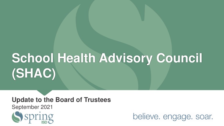 school health advisory council shac n.w