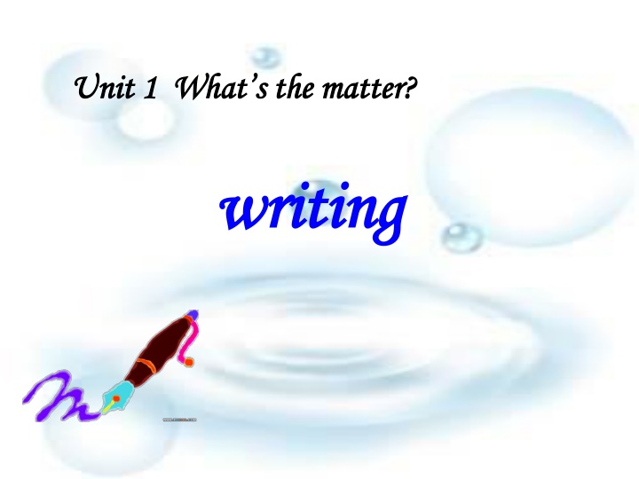 unit 1 what s the matter unit 1 what s the matter n.w