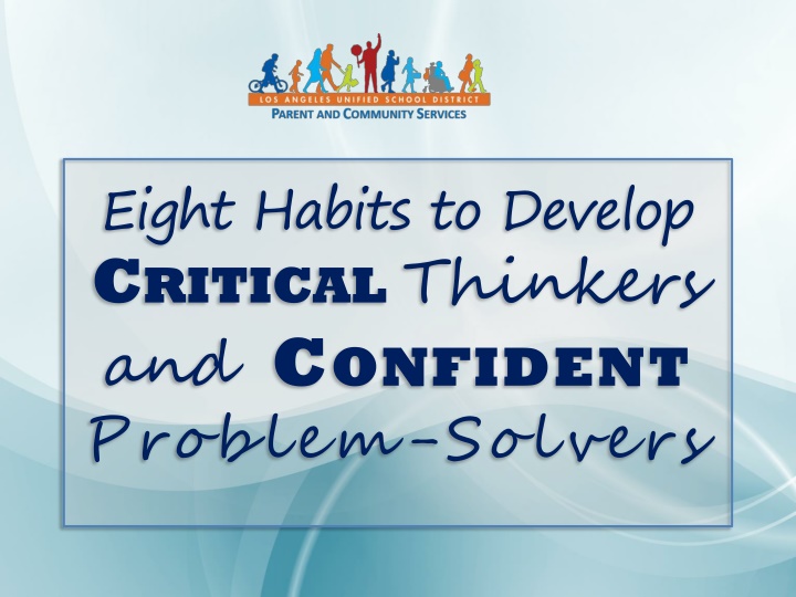 eight habits to develop c ritical thinkers n.w