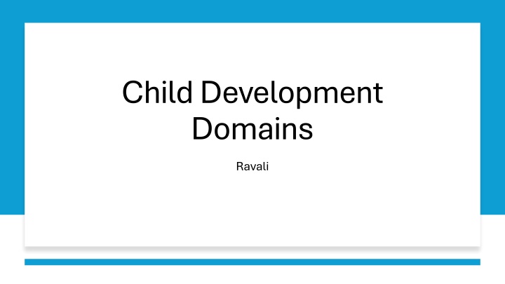 child development domains n.w