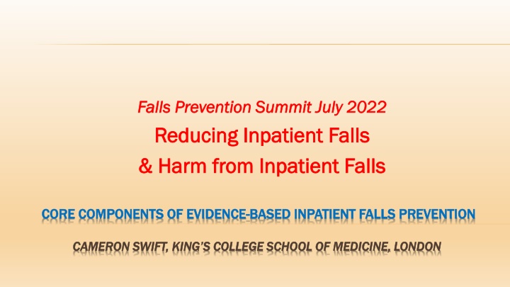 falls prevention summit july 2022 falls n.w