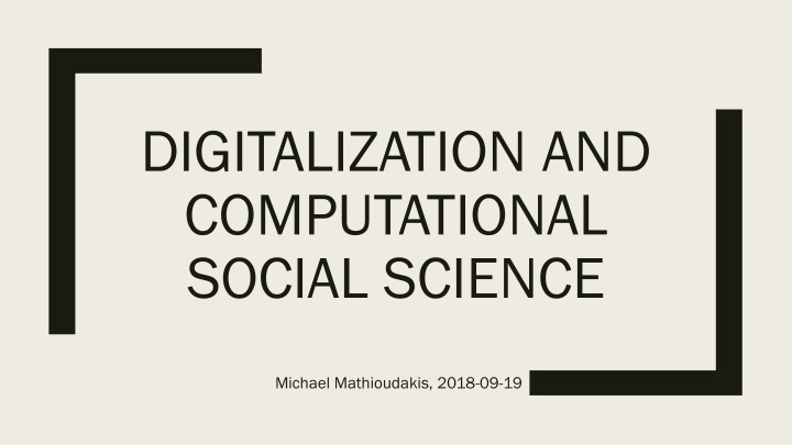 digitalization and computational social science n.w