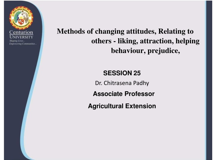 methods of changing attitudes relating to others n.w