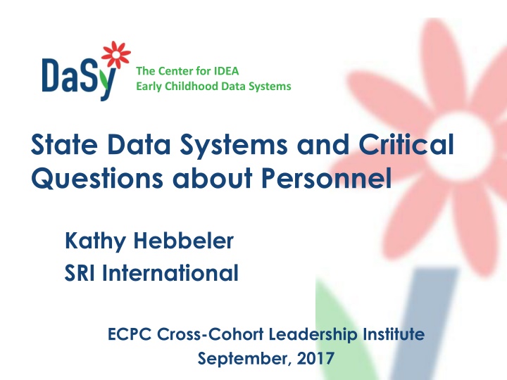 the center for idea early childhood data systems n.w