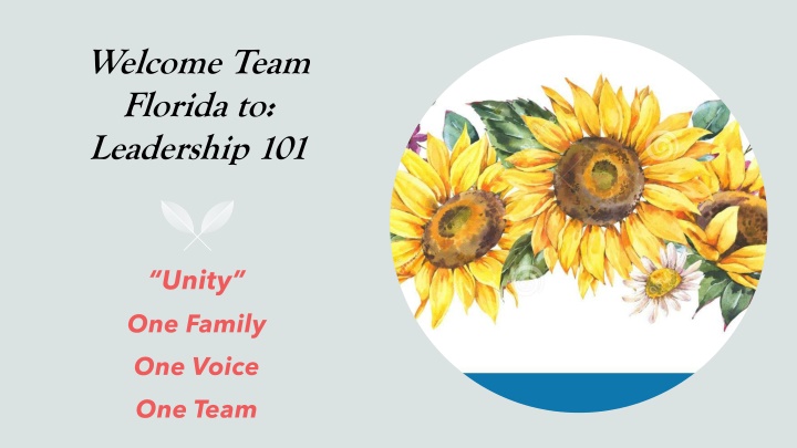 welcome team florida to leadership 101 n.w