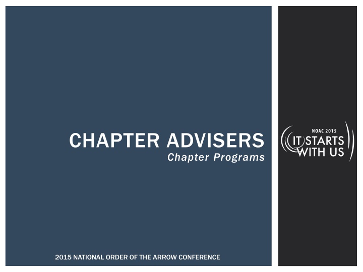 chapter advisers n.w