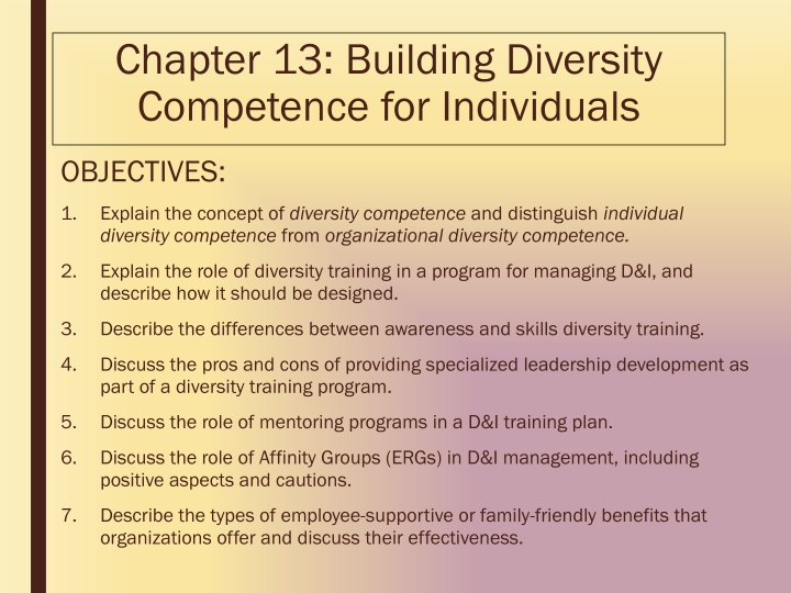 chapter 13 building diversity competence n.w