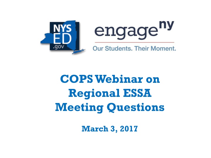 cops webinar on regional essa meeting questions n.w