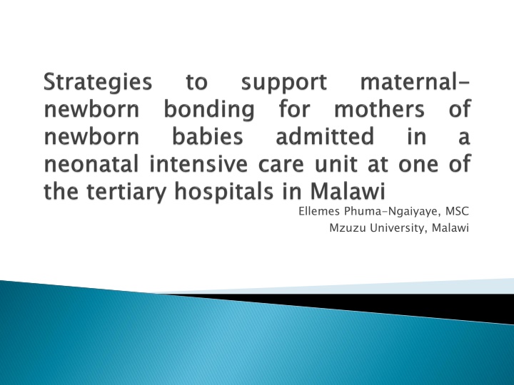 Role of Nurses in Maternal-Newborn Bonding in Neonatal Care