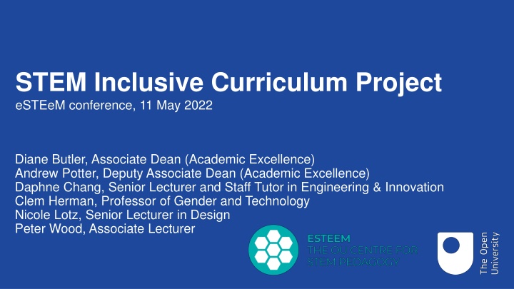 stem inclusive curriculum project esteem n.w