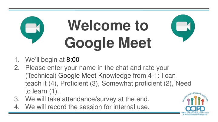 Google Meet for Digital Pedagogy