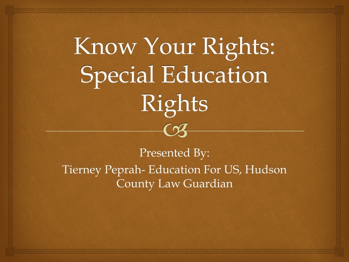 know your rights special education rights n.w