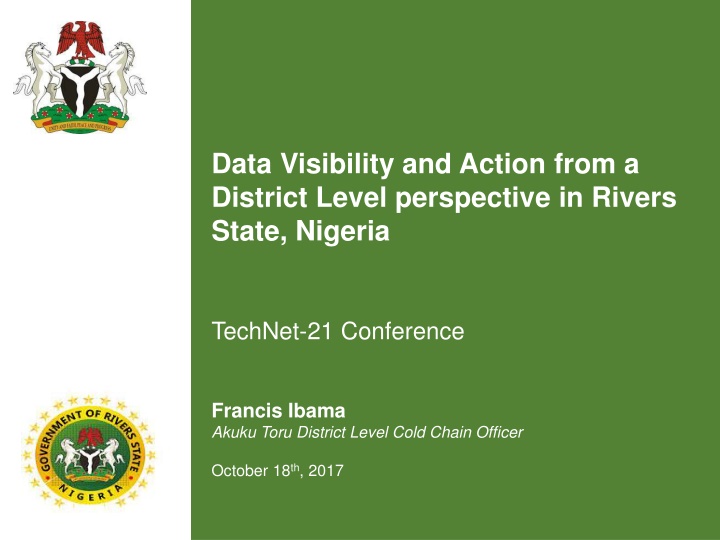 data visibility and action from a district level n.w