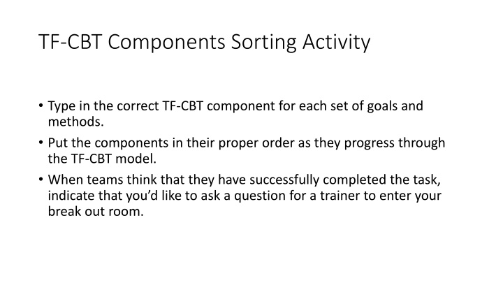 tf cbt components sorting activity n.w